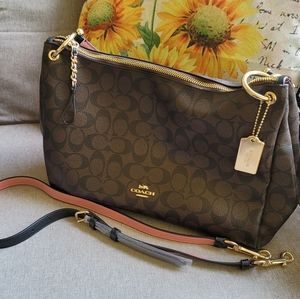 Coach Signature East/West Celeste Convertible Hobo